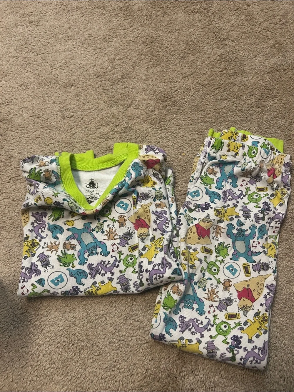 Disney Monsters Inc Pajamas